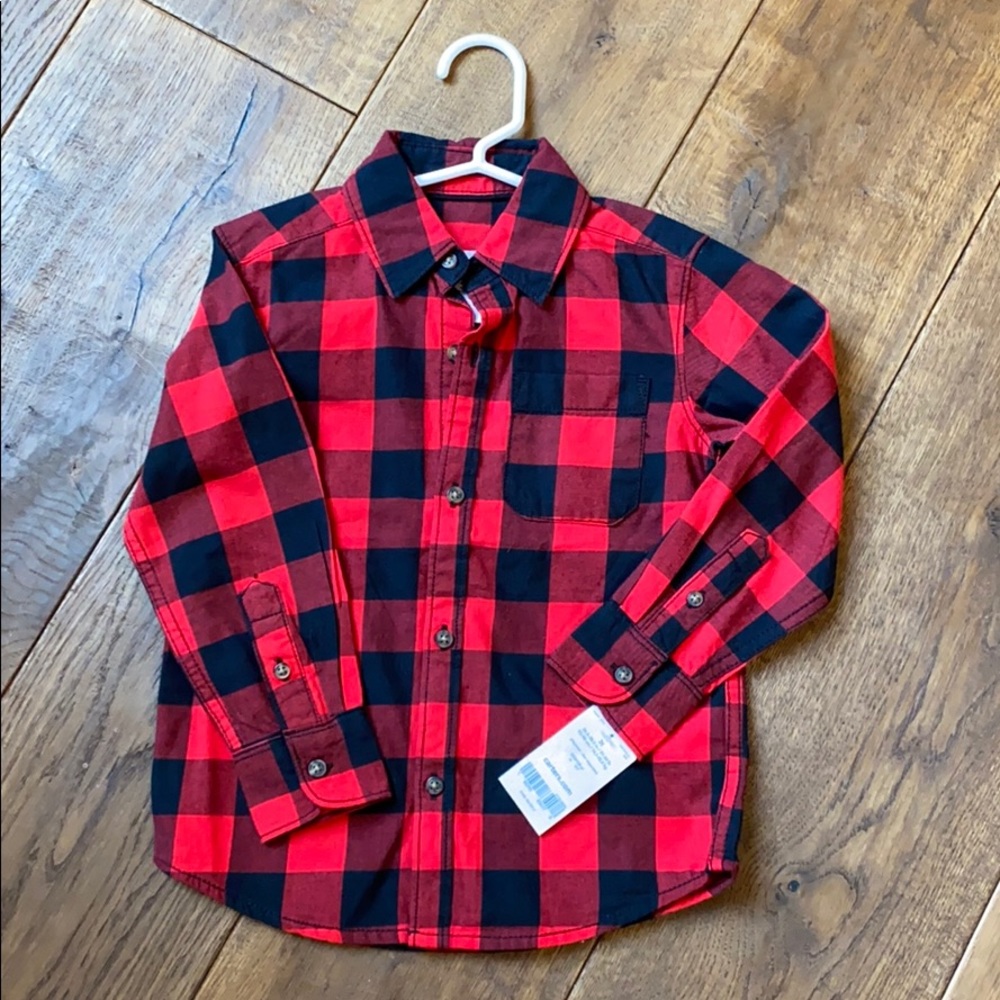 Carter’s buffalo plaid dress shirt